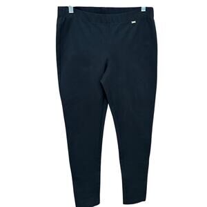 St. John Black Knit Leggings – Size Small – Made in USA